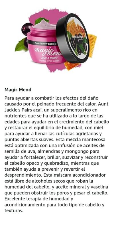 mascarilla hidratante Aunt Jackie