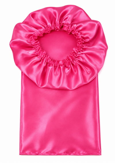 Juego de gorro de satín con funda